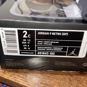 2C infant Jordan 9 Retro